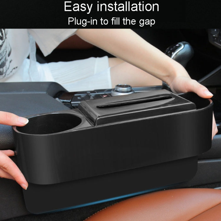 Car Seat Gap Storage Box Seat Side Gap Filler Cup Holder Organizer PVC Storage Case Car Seat Gap Storage Box Seat Side Gap Filler Cup Holder Organizer PVC Storage Case